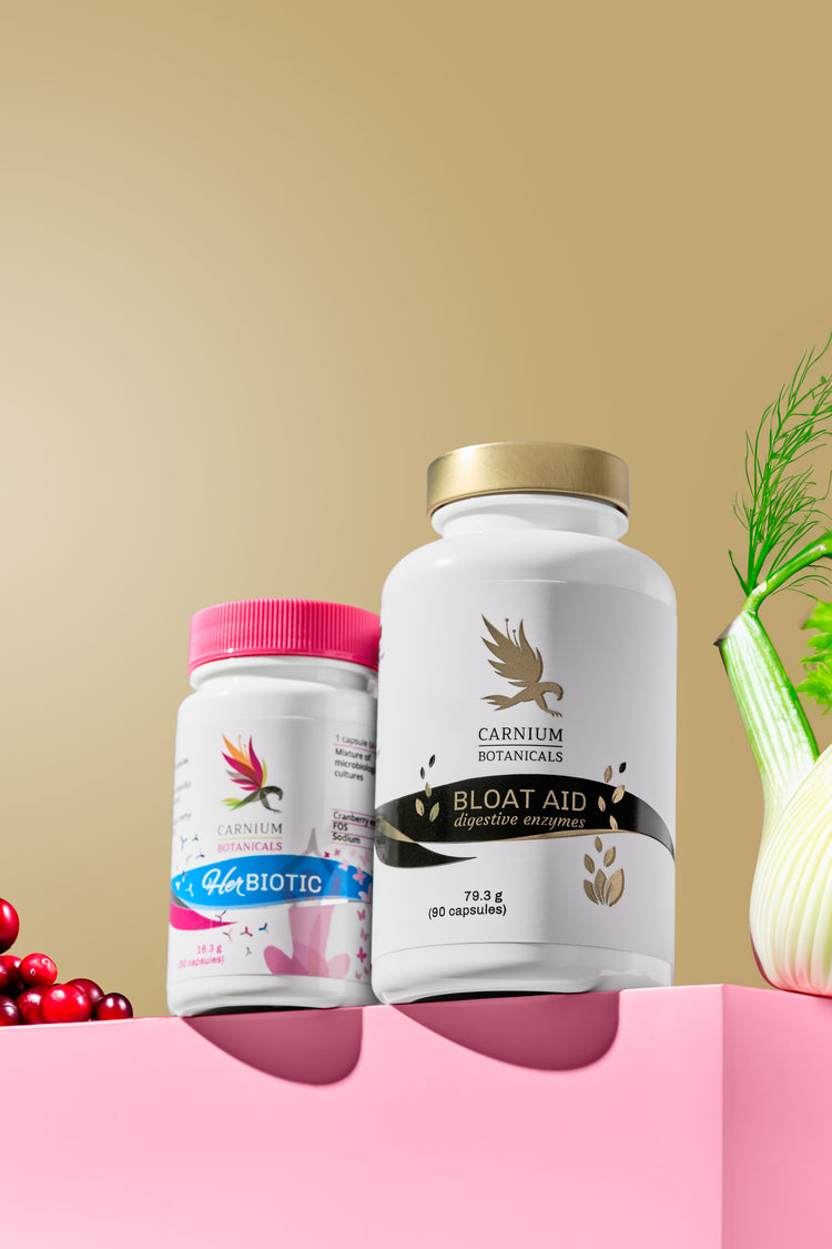 Paket "Optimale Verdauung ohne Blähungen": Bloat Aid + Her Biotic -10%