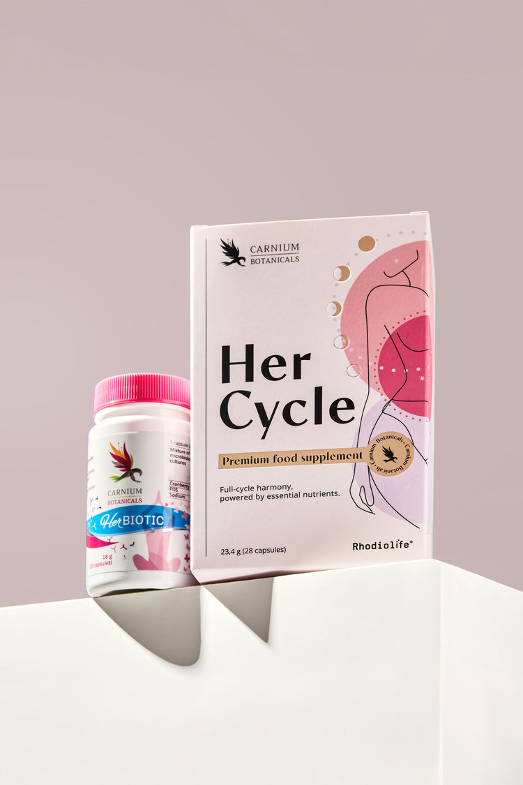 Paket " Regelmäßige Periode & gesunder Darm": Her Cycle + Her Biotic -20%