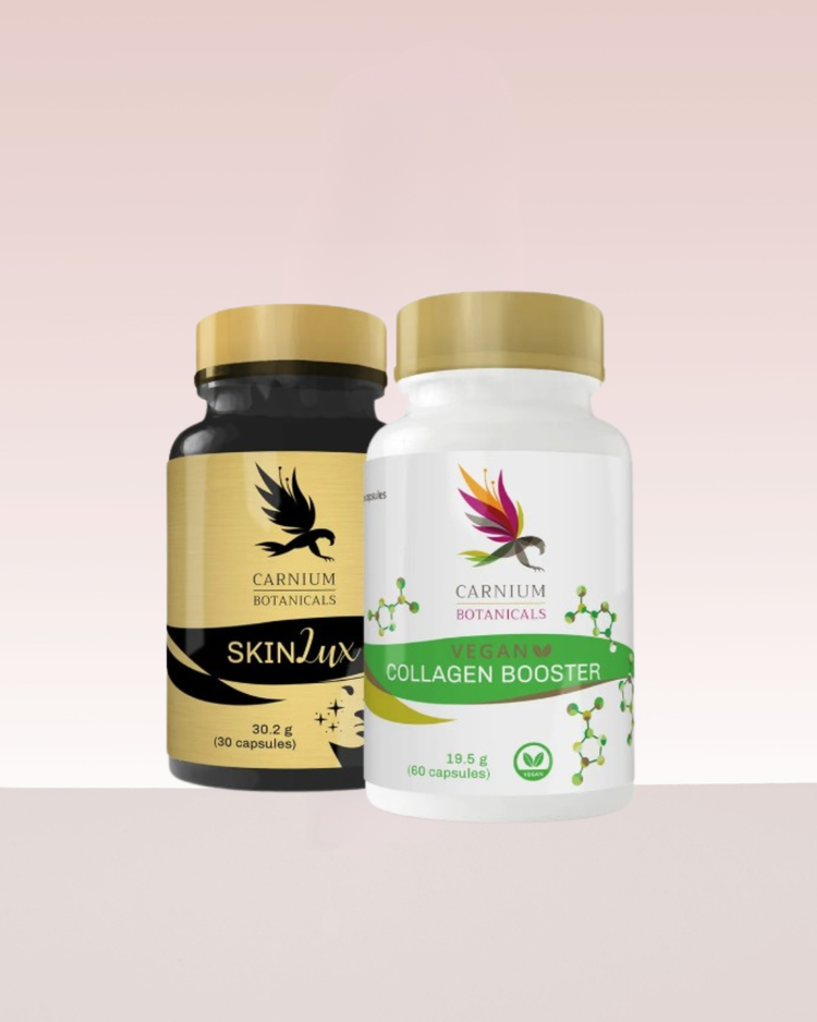 Paket "Strahlende Haut von innen": Vegan Collagen Booster + SKIN Lux -10%